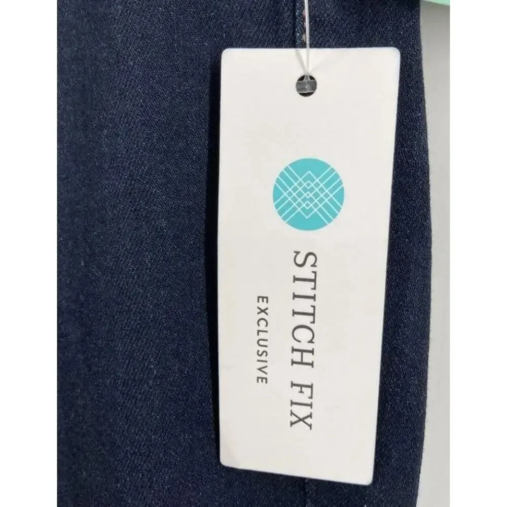 NWT Liverpool Elizabeth Super Skinny Jeans Womens Navy Denim Size 12P Petite